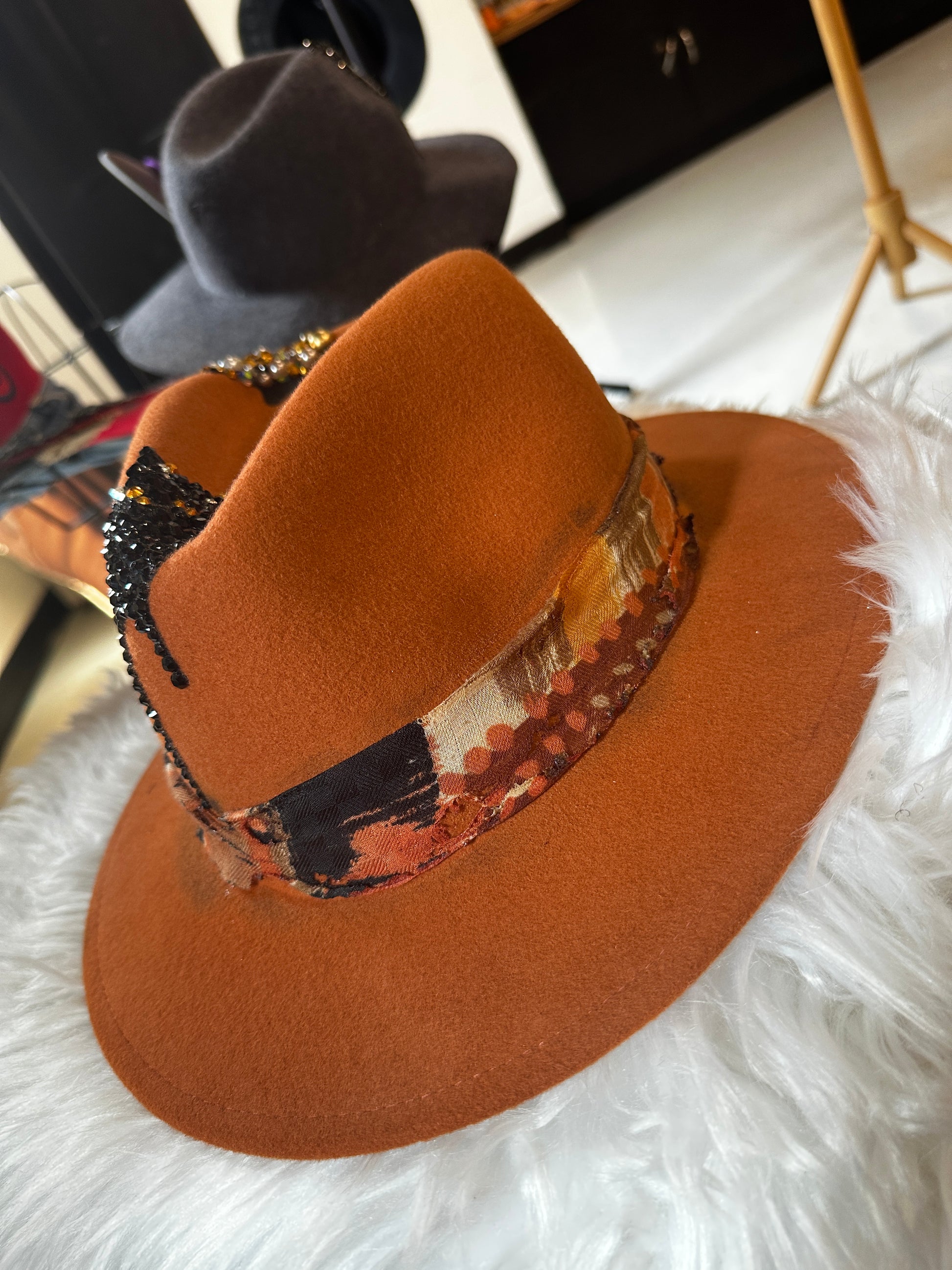 L - Burnt Orange bling
