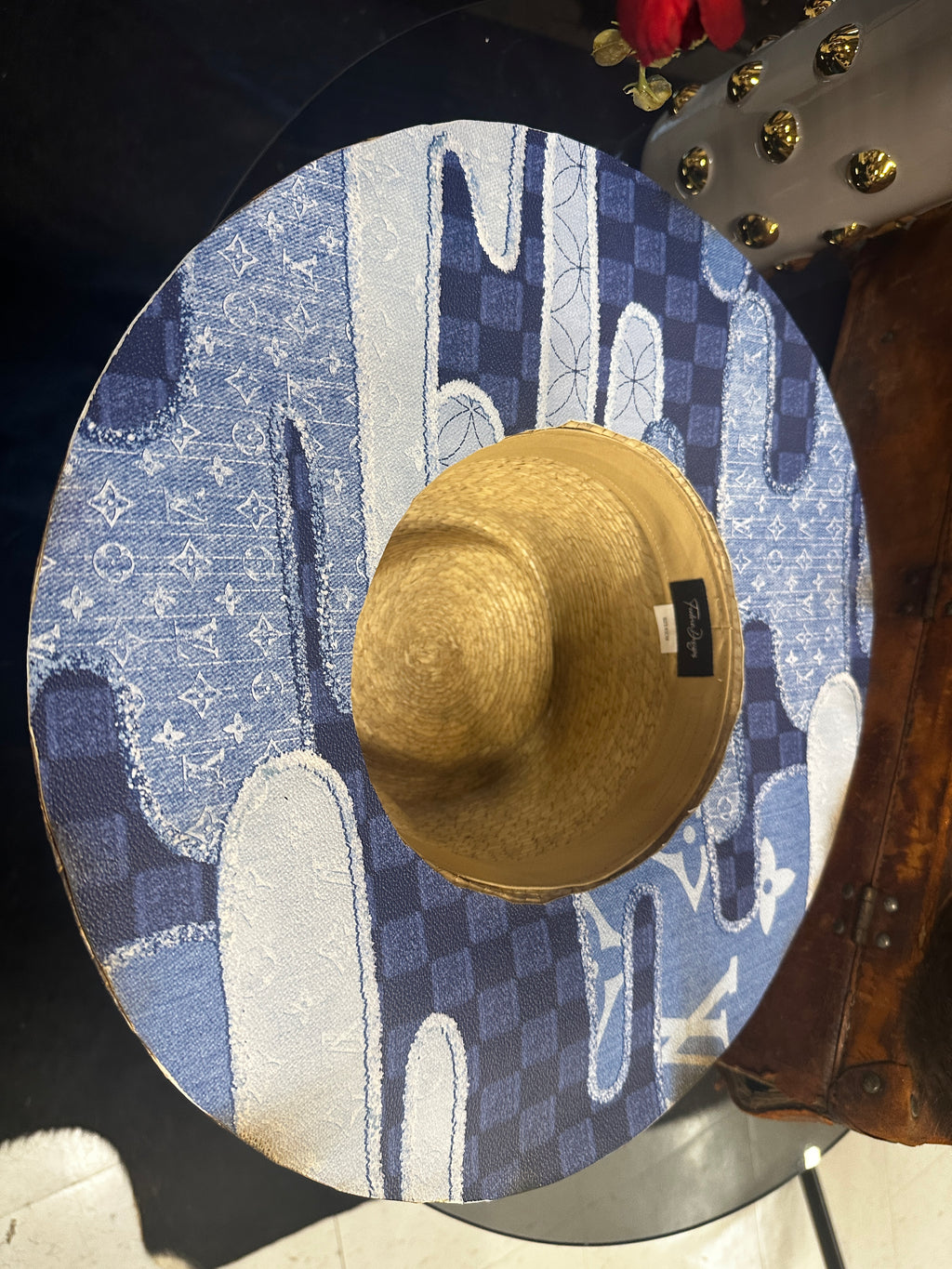 XL - LV denim straw