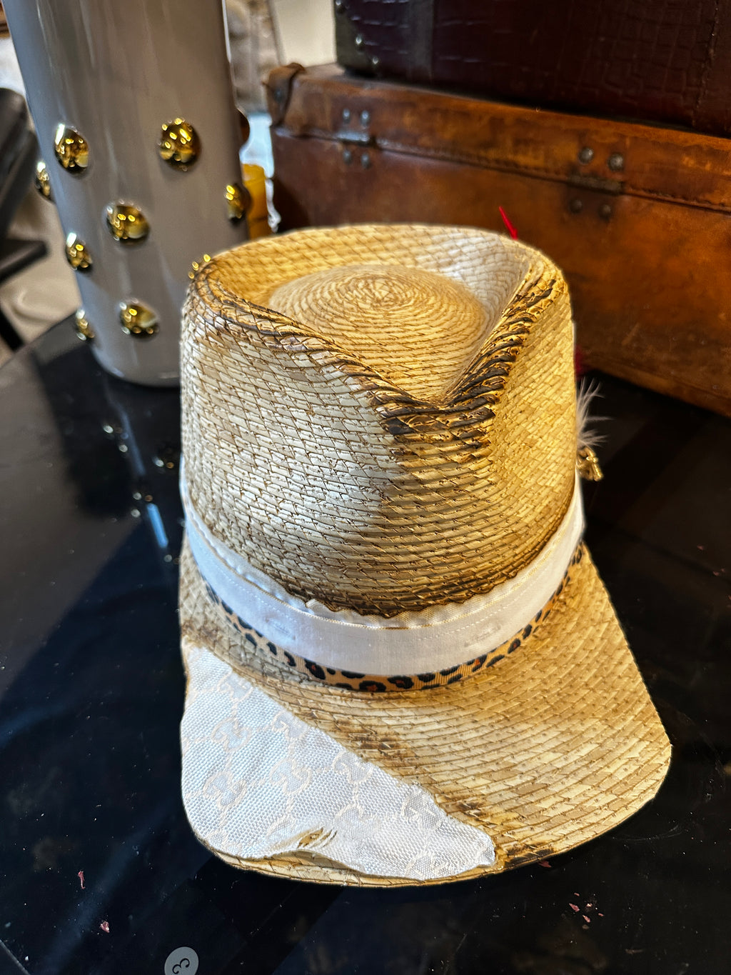 S-XL - White straw cap
