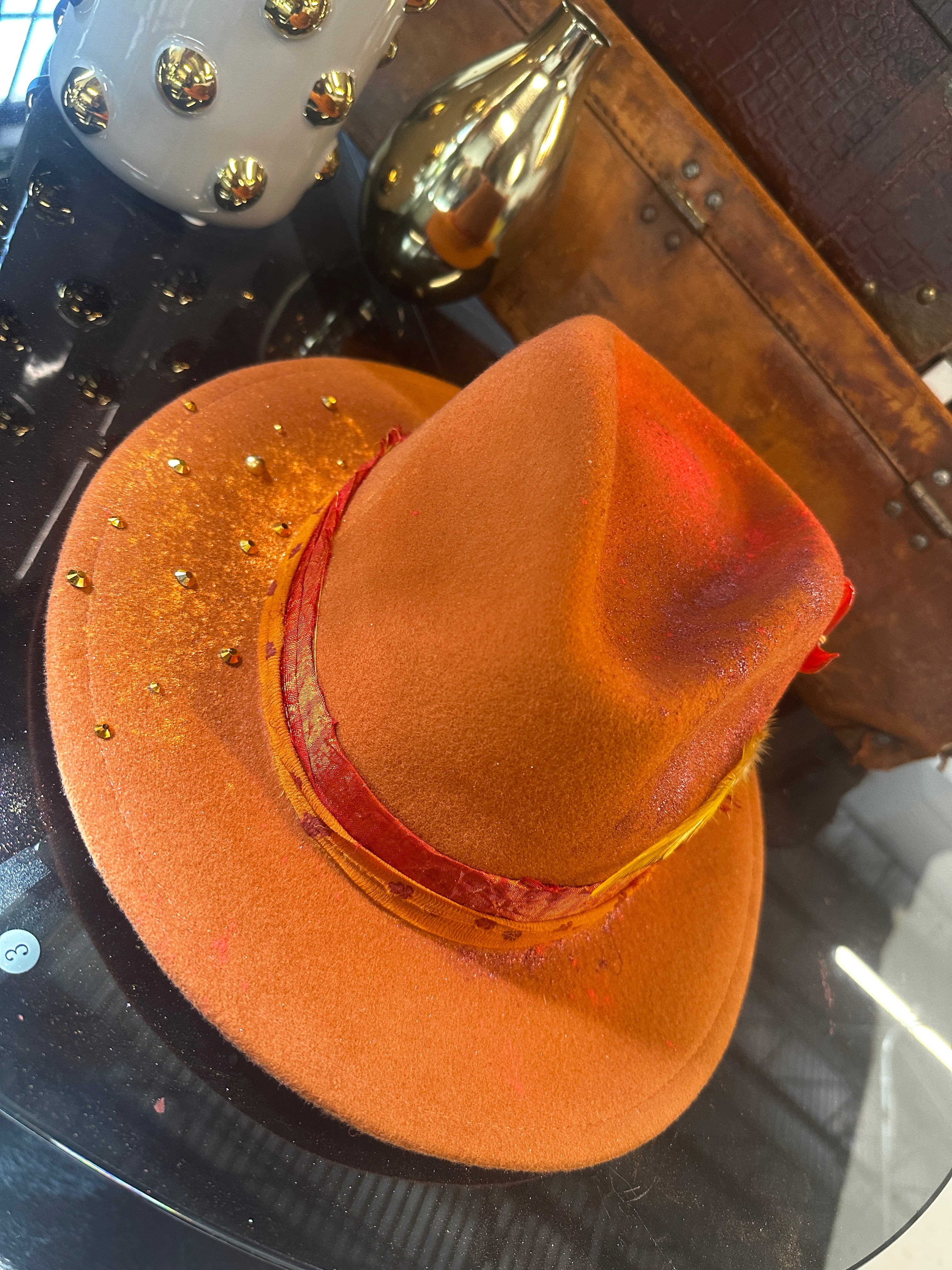L - Orange sorbet - Fedora Designs