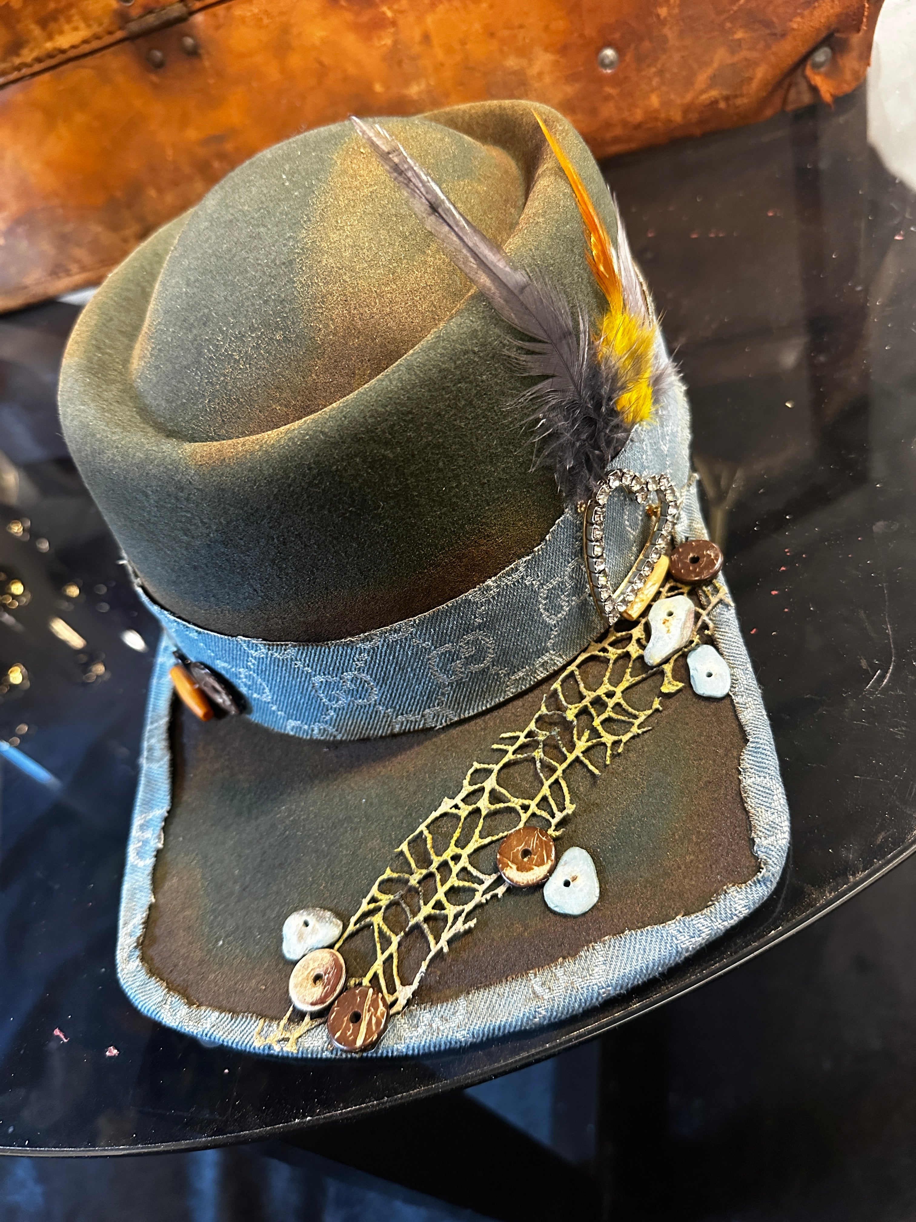 M/L - Gucci Denim - Fedora Designs