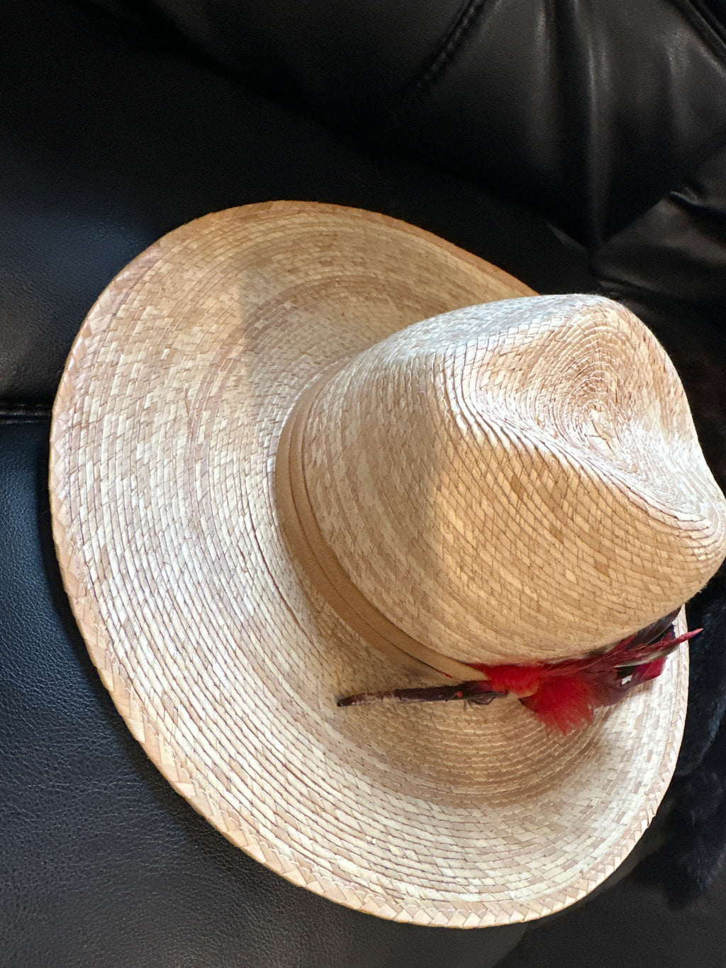 M - Straw wide brim