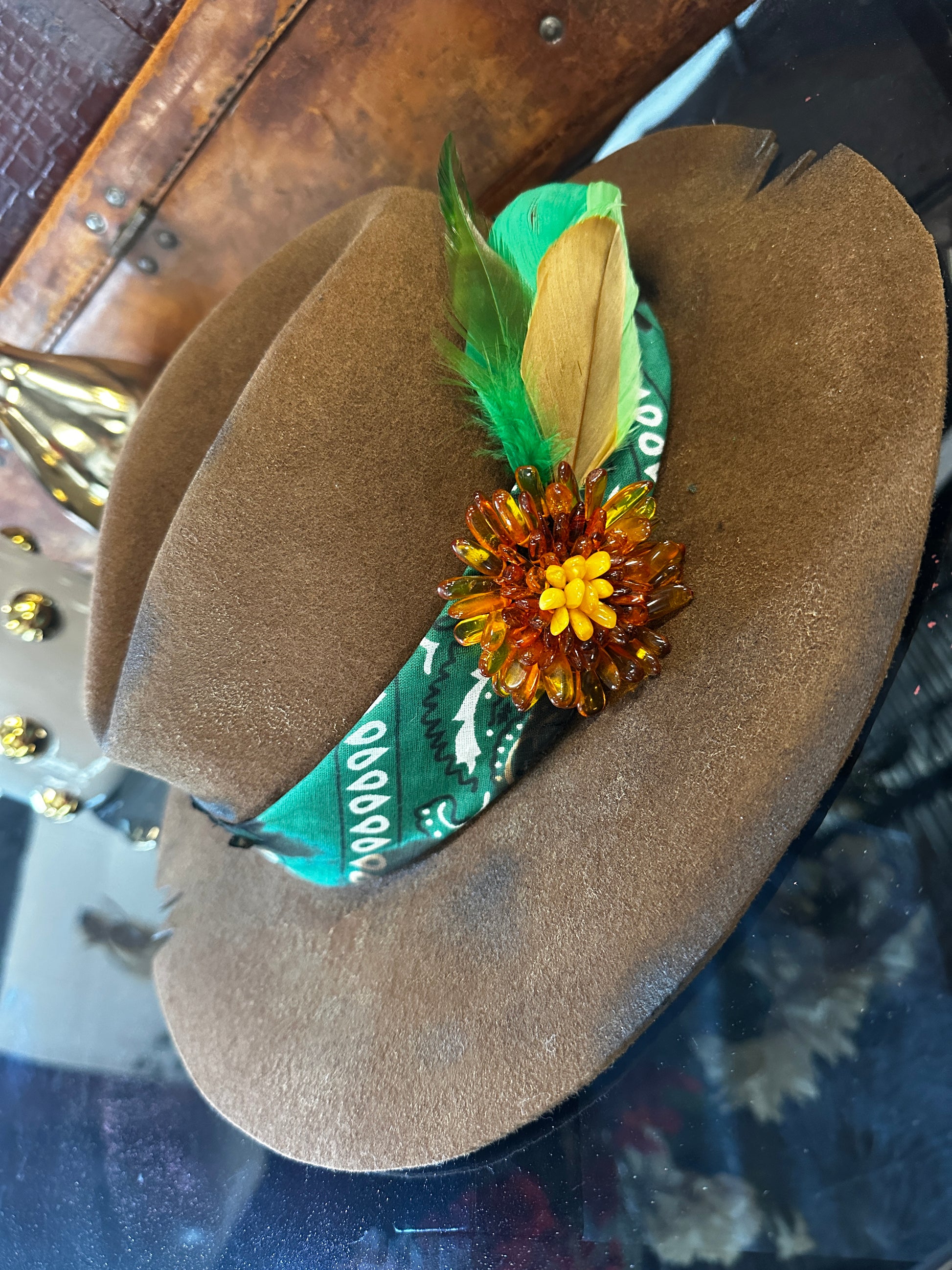 S/M - Brown craw - Fedora Designs