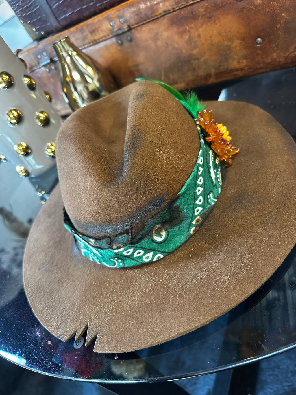 S/M - Brown craw - Fedora Designs