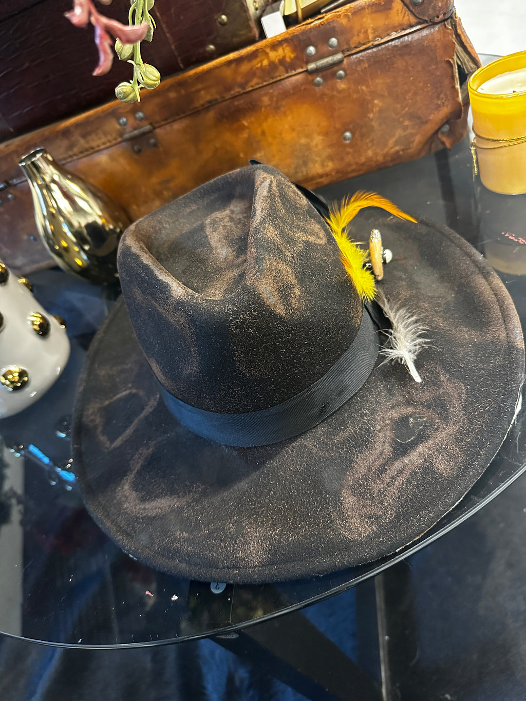 M - Burnt char - Fedora Designs