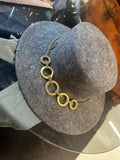 S/M - Scarf hat - Fedora Designs