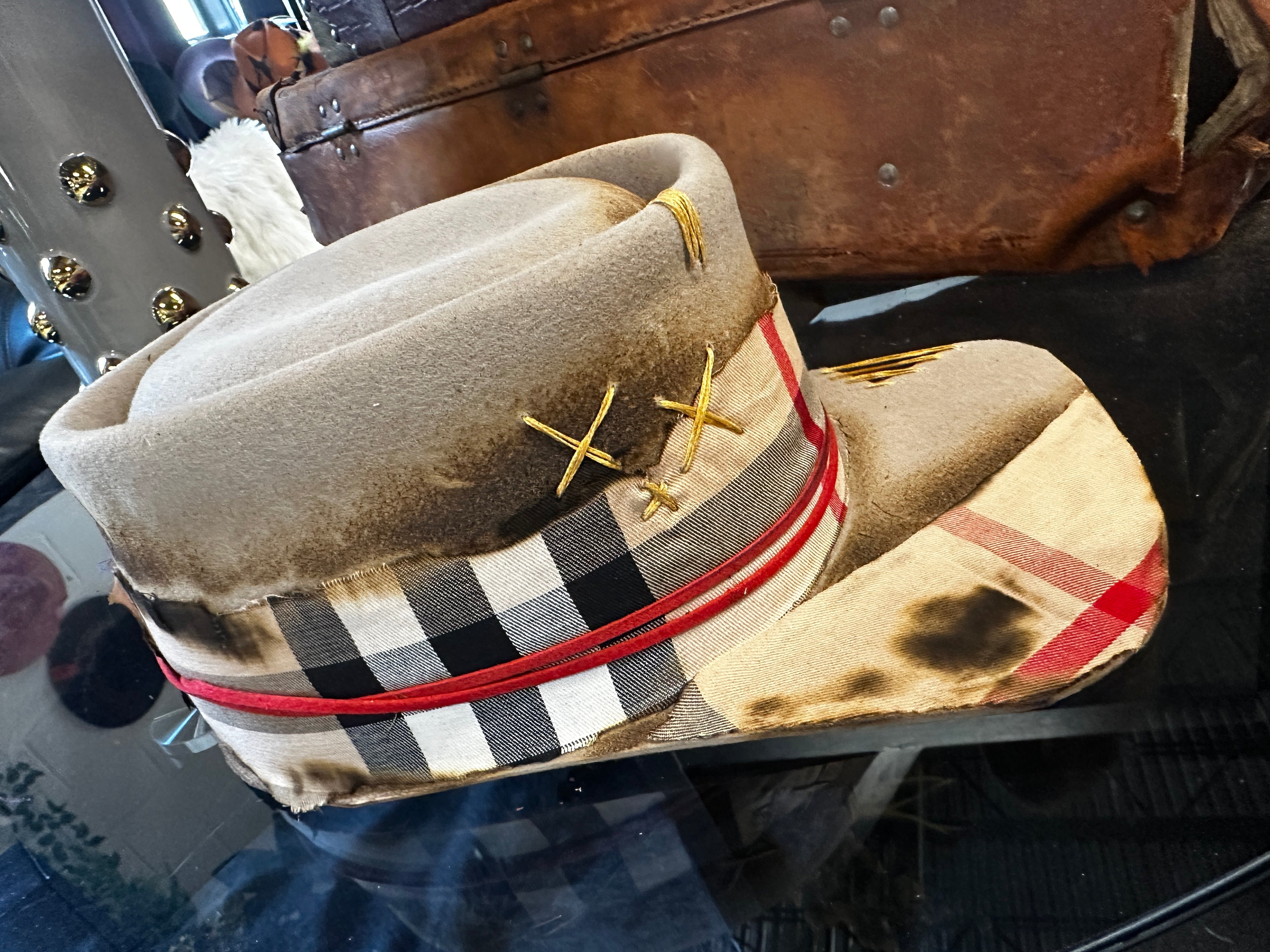 L - Burberry match - Fedora Designs