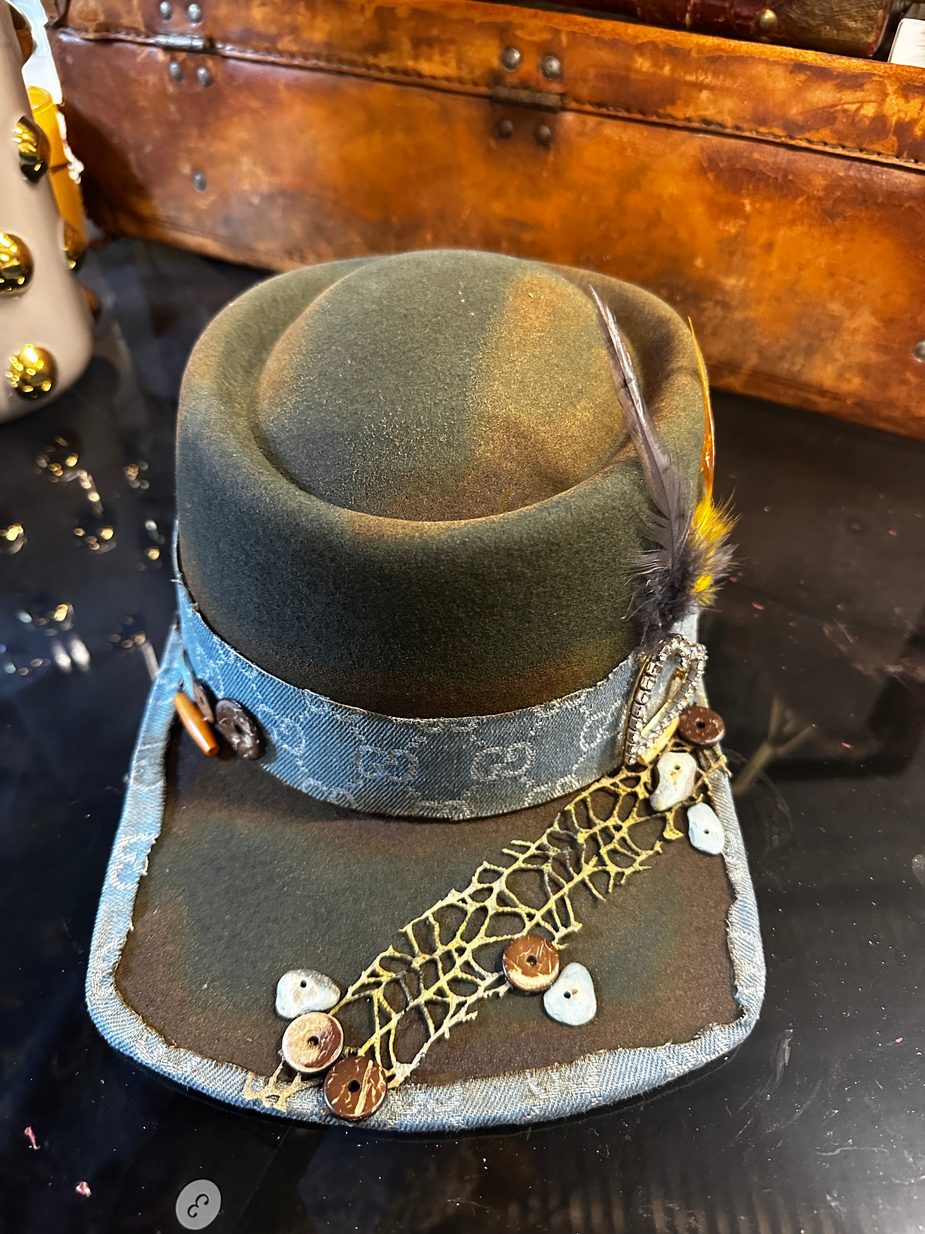 M/L - Gucci Denim - Fedora Designs