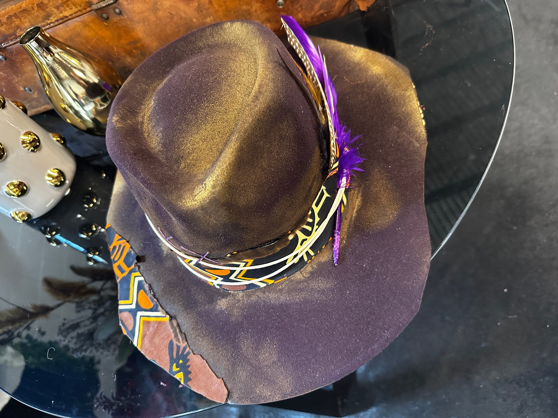 Stitched Purple