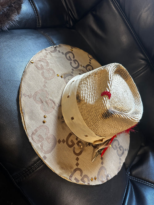 GGs - Wide Brim Straw - Fedora Designs