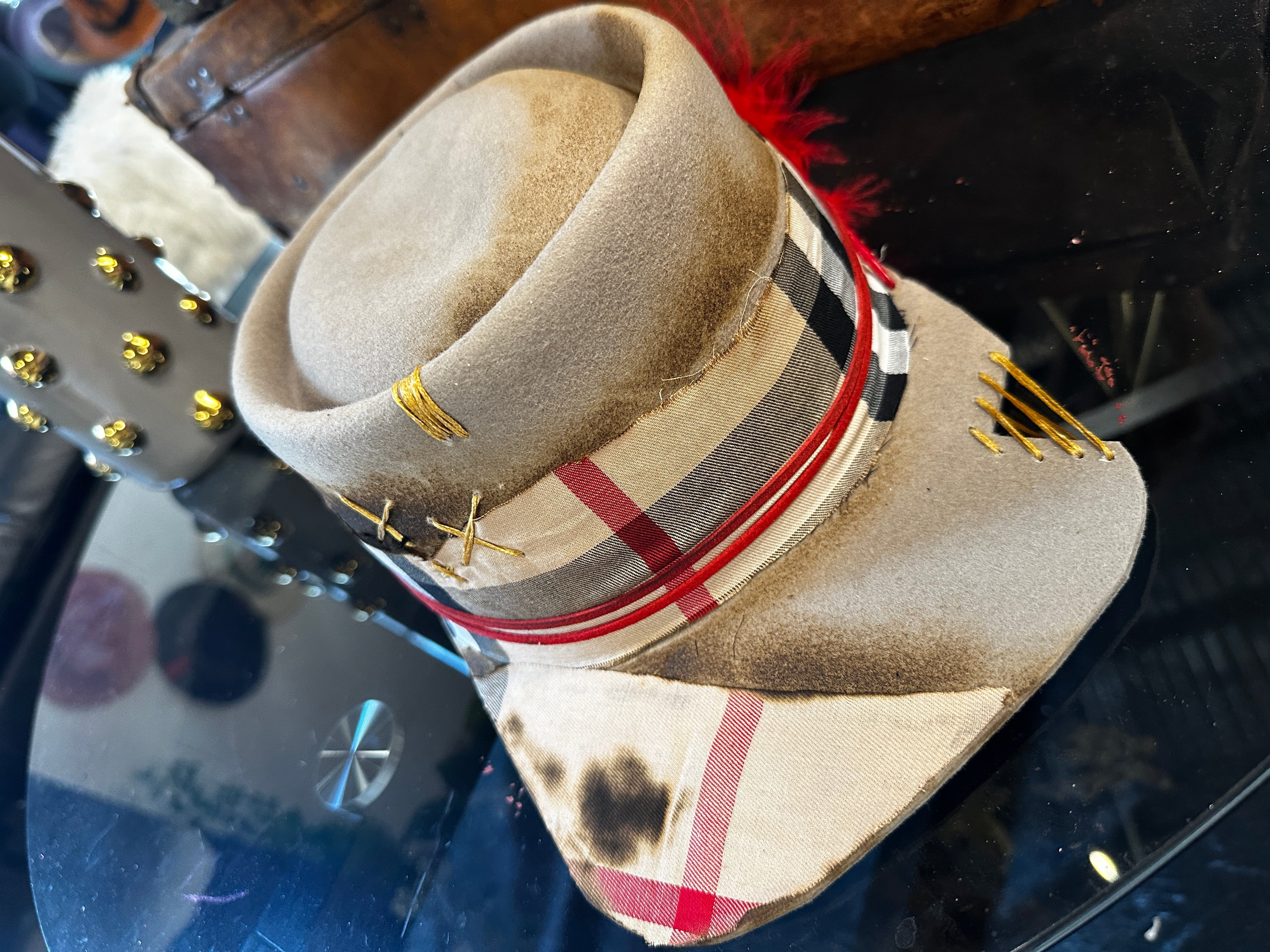 L - Burberry match - Fedora Designs