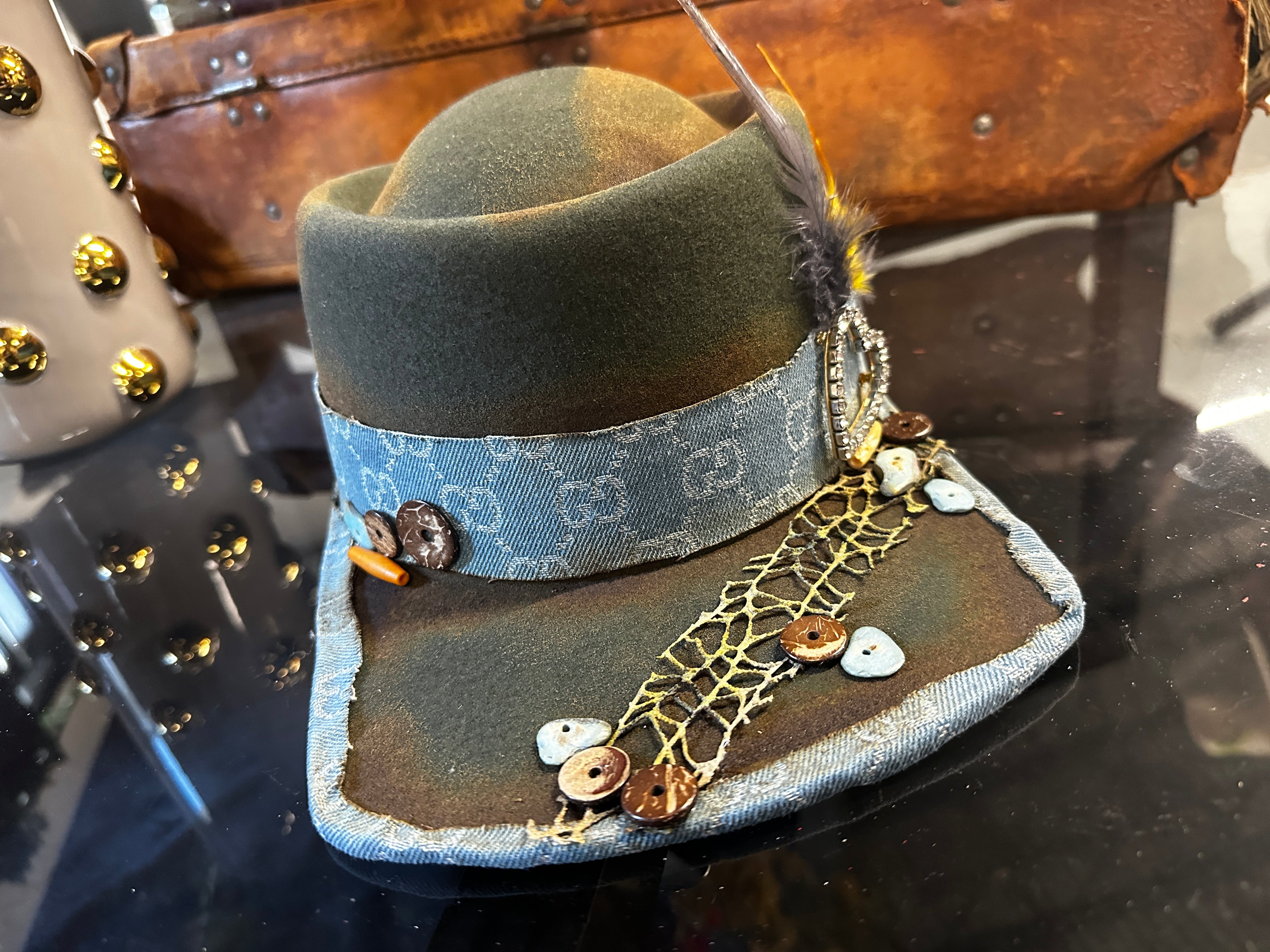 M/L - Gucci Denim - Fedora Designs