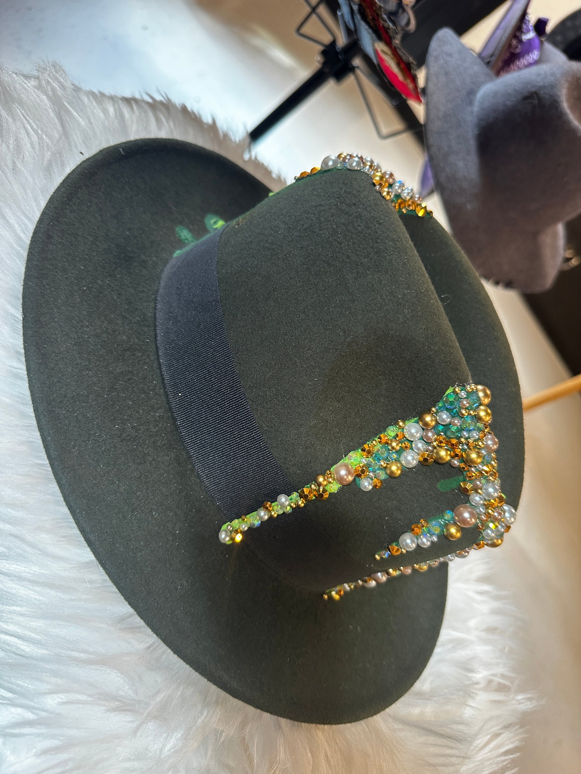 S/M - Blinged green