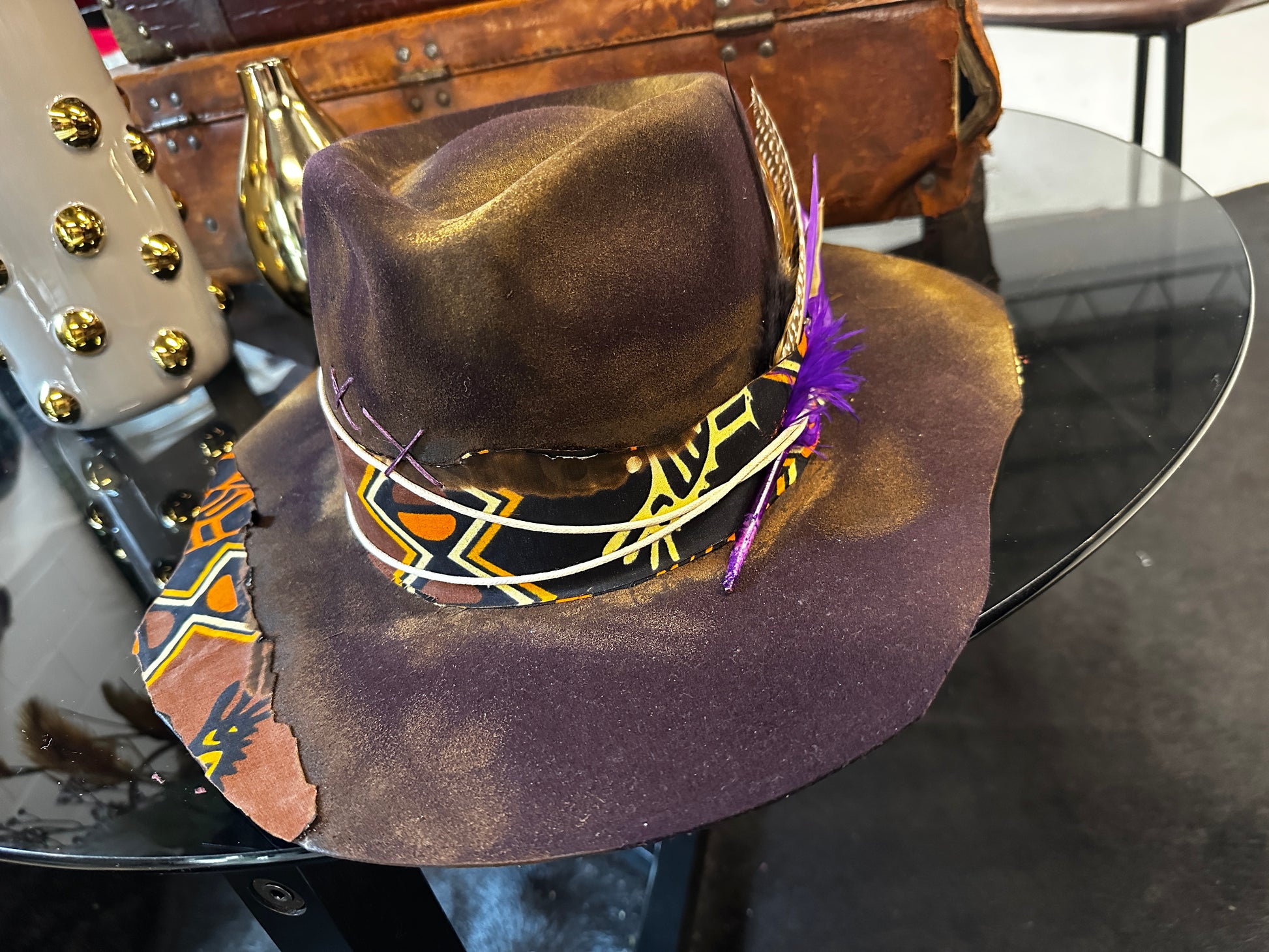 Stitched Purple