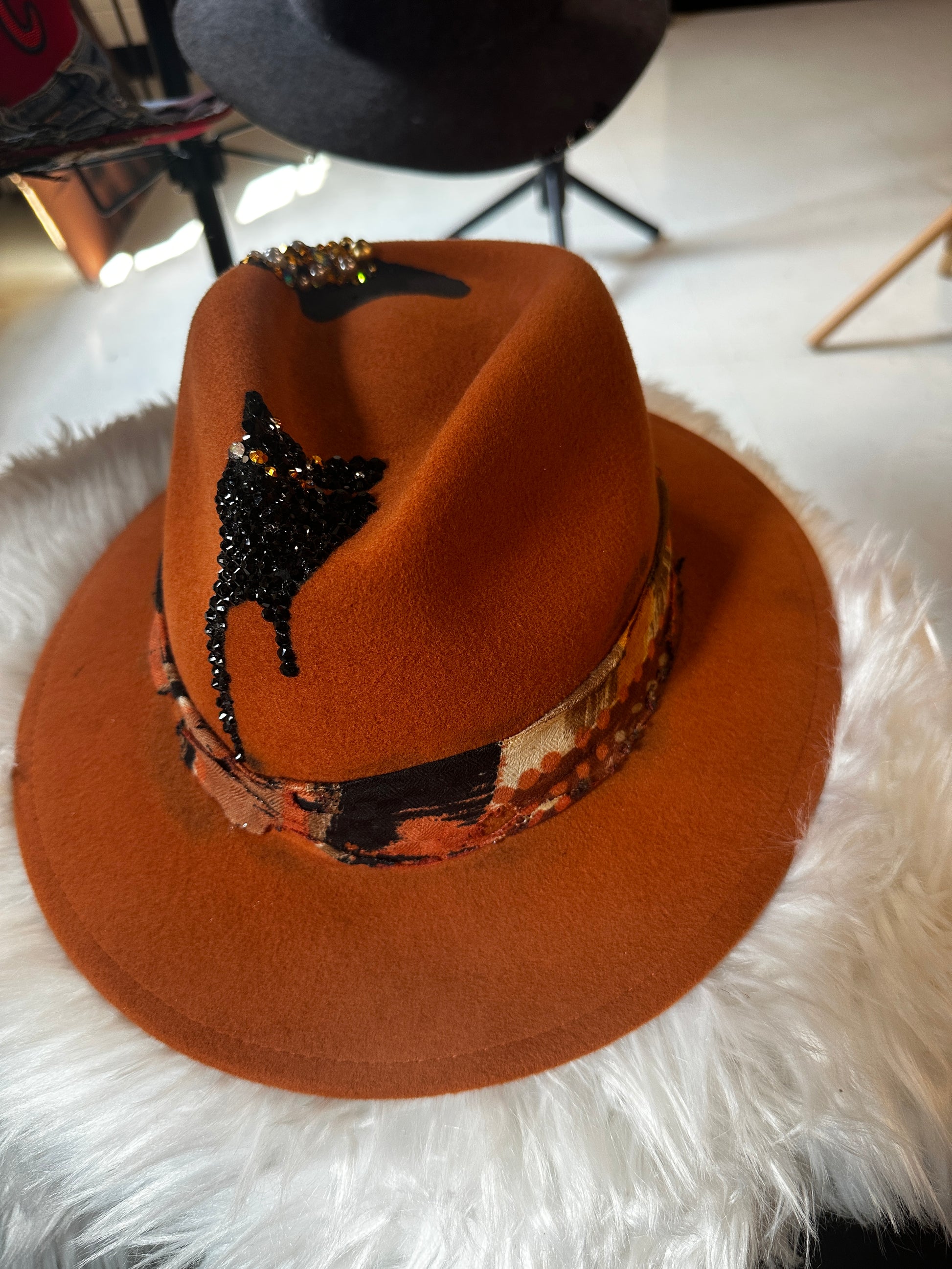 L - Burnt Orange bling
