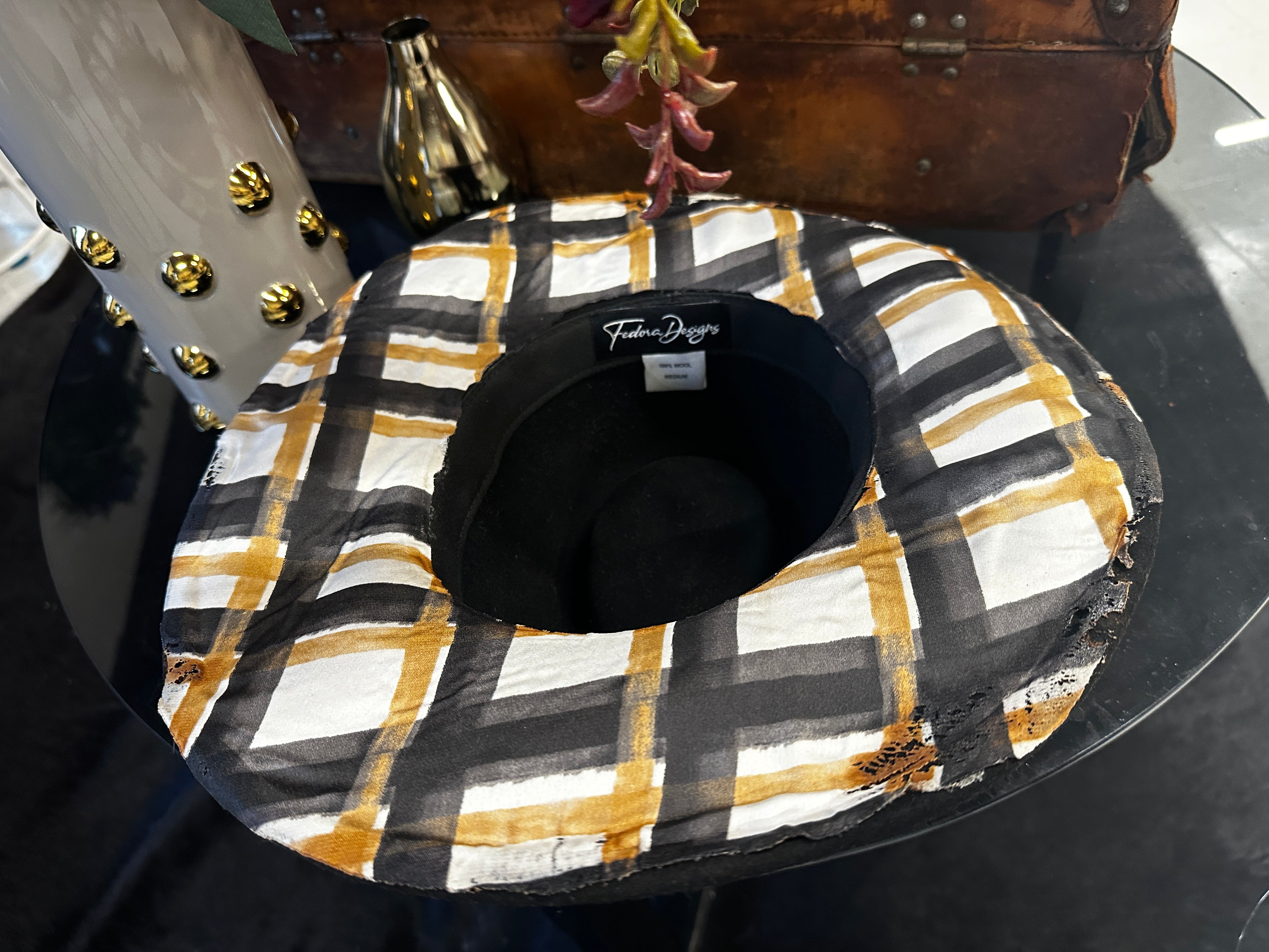 M - Burnt char - Fedora Designs