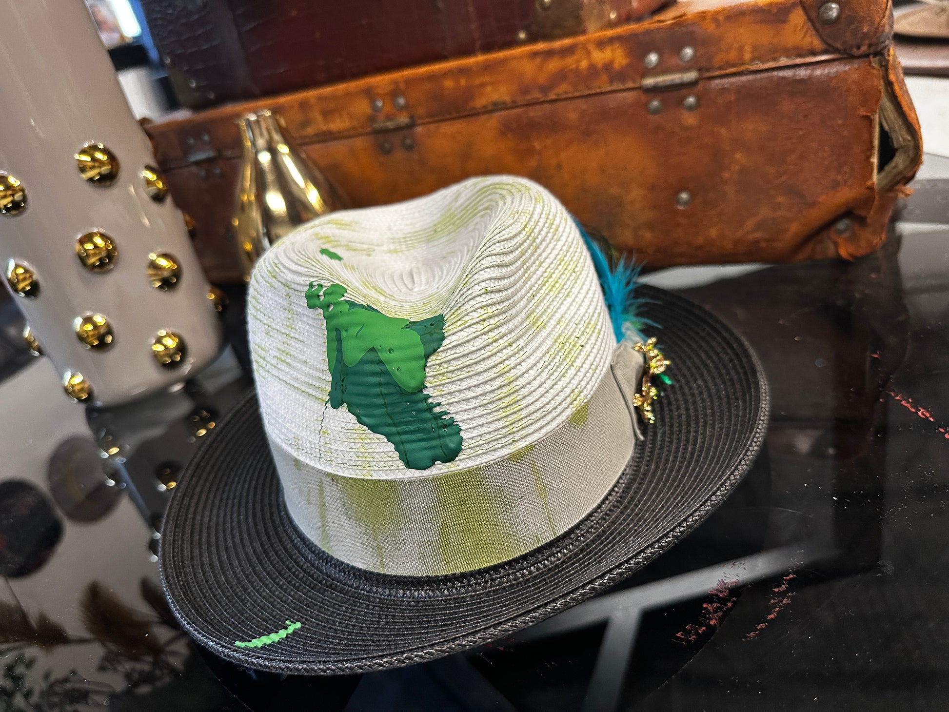 S/M/L/XL - Green straw