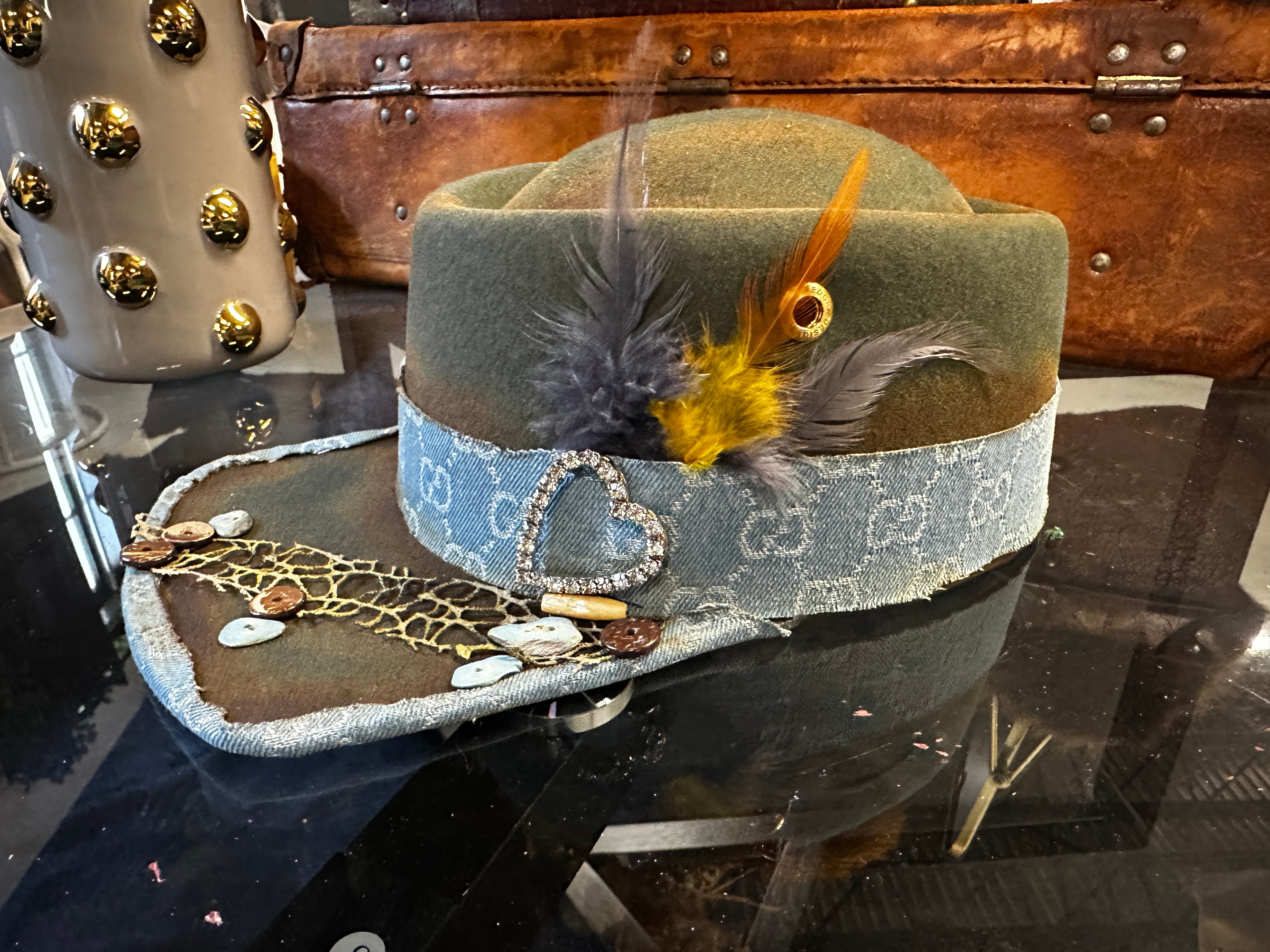 M/L - Gucci Denim - Fedora Designs