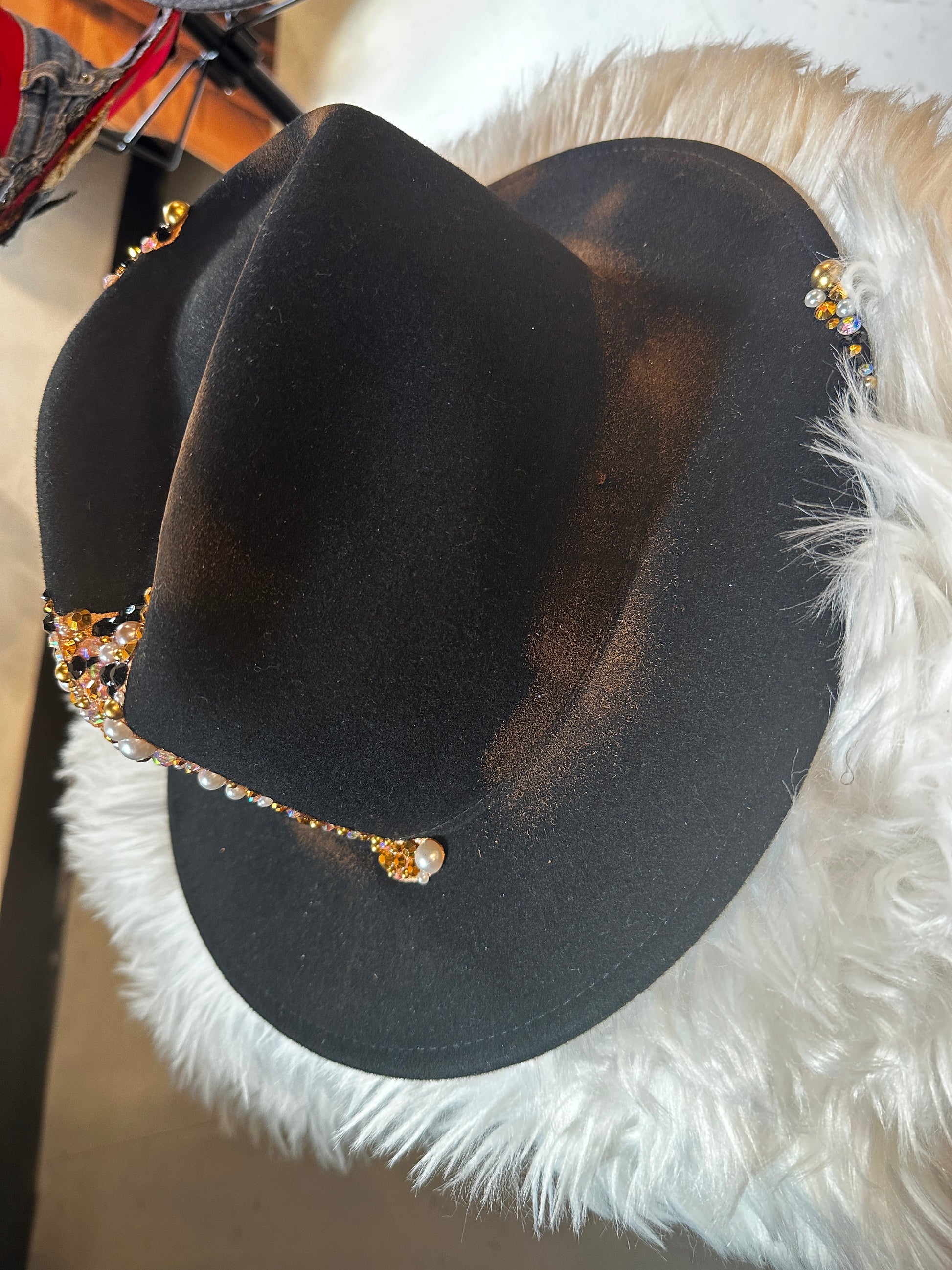L/XL - Black burnt bling