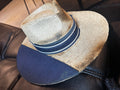 Denim straw - Wide brim