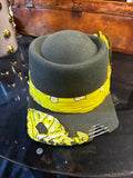M/L - Yellow bandana - Fedora Designs