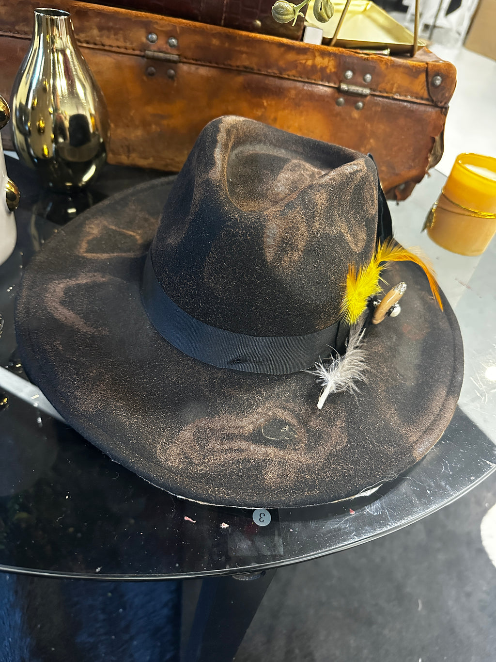 M - Burnt char - Fedora Designs