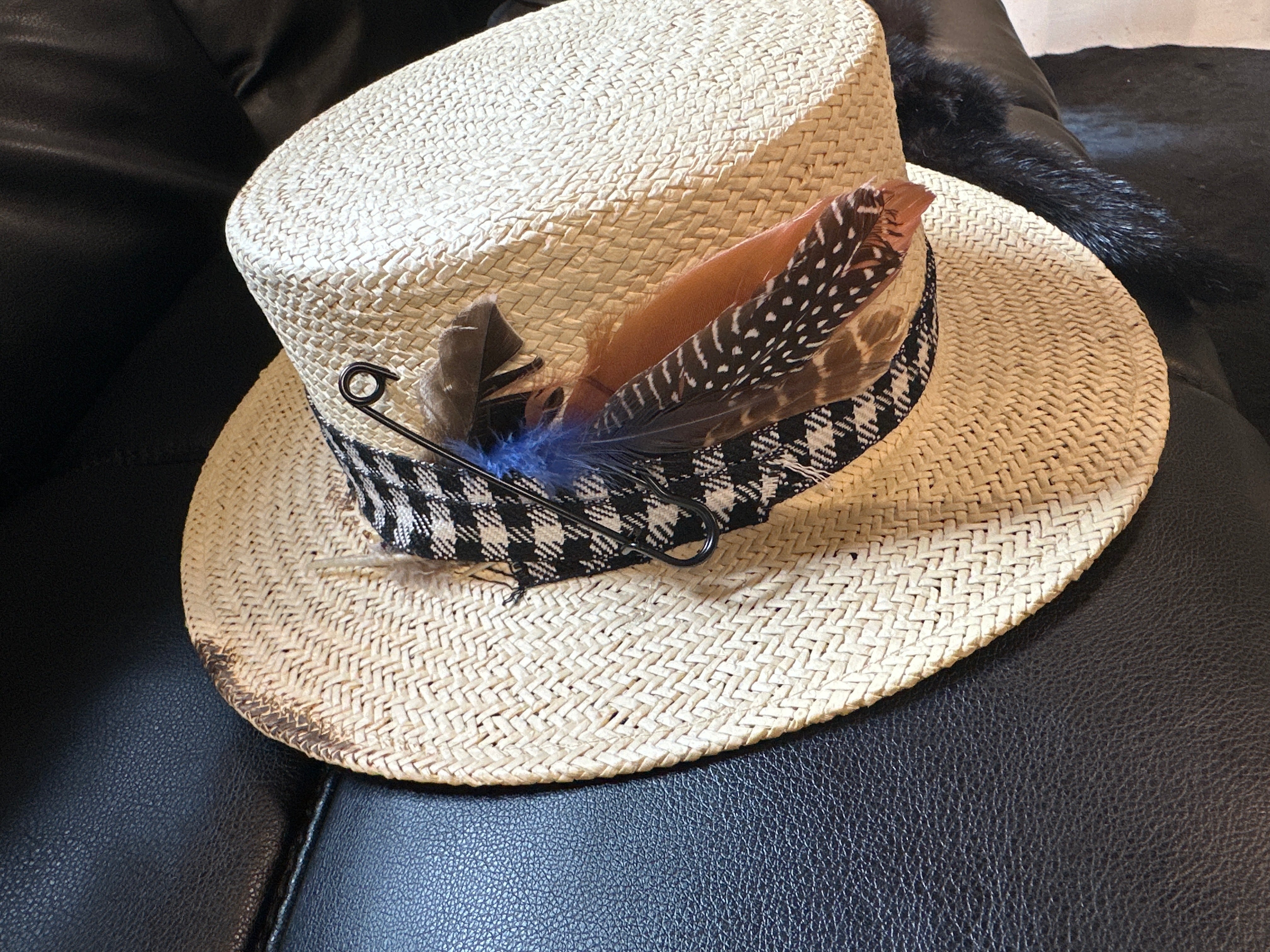 S/M - Boater straw