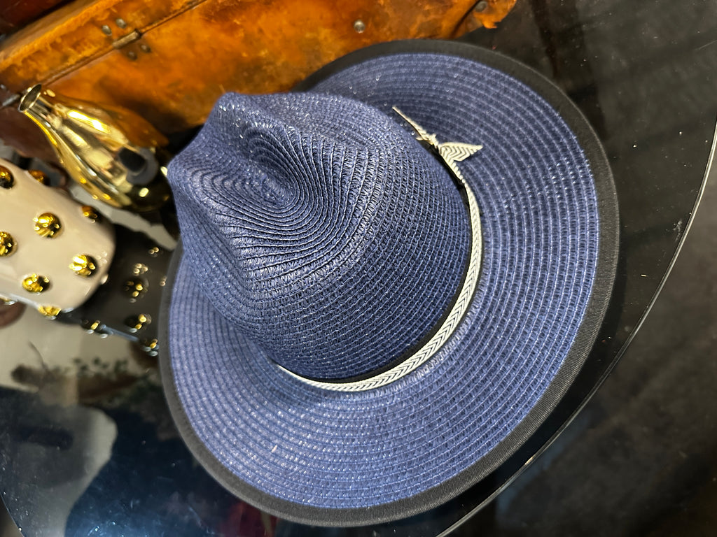 M - Navy straw