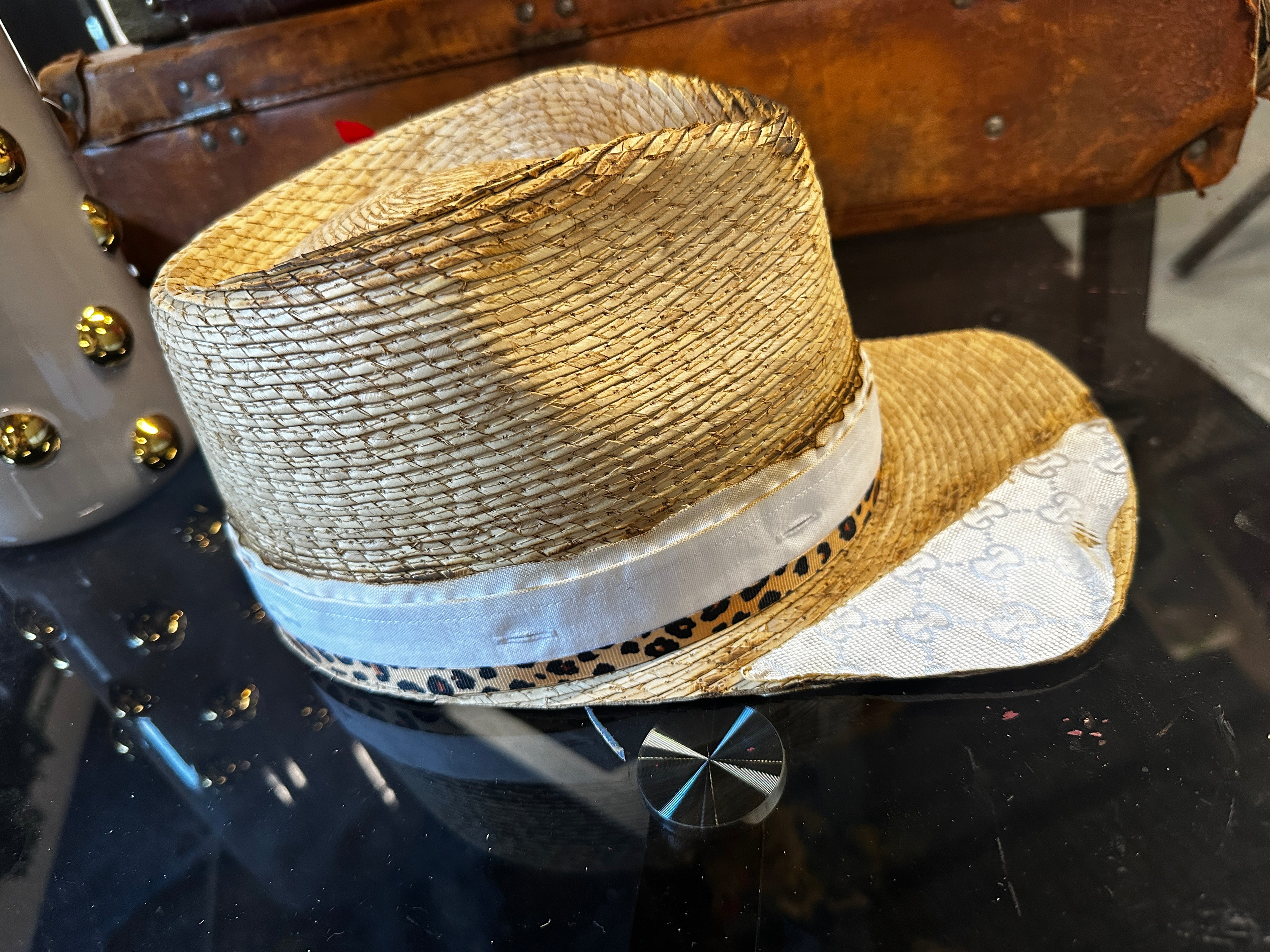 S-XL - White straw cap