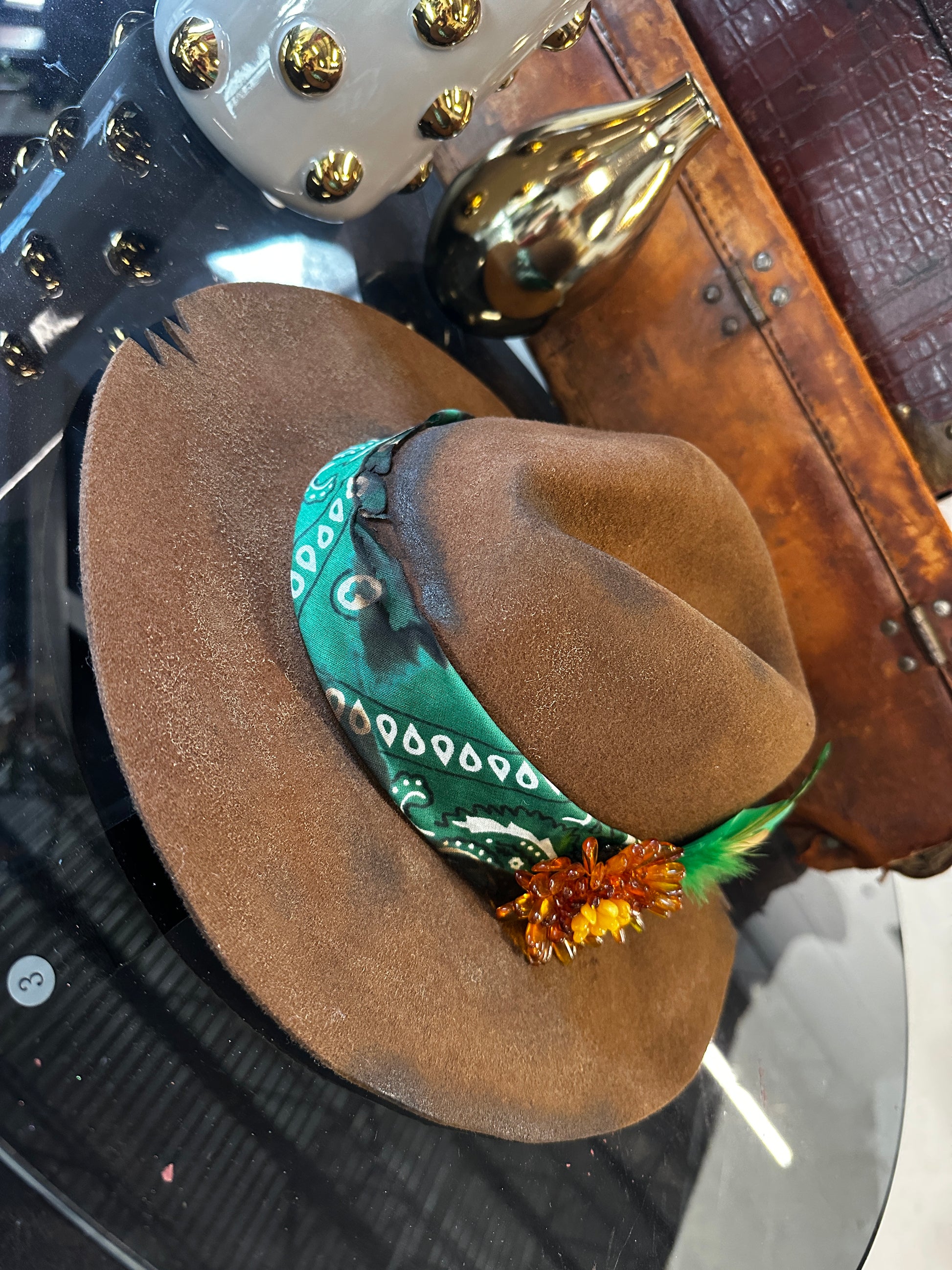 S/M - Brown craw - Fedora Designs