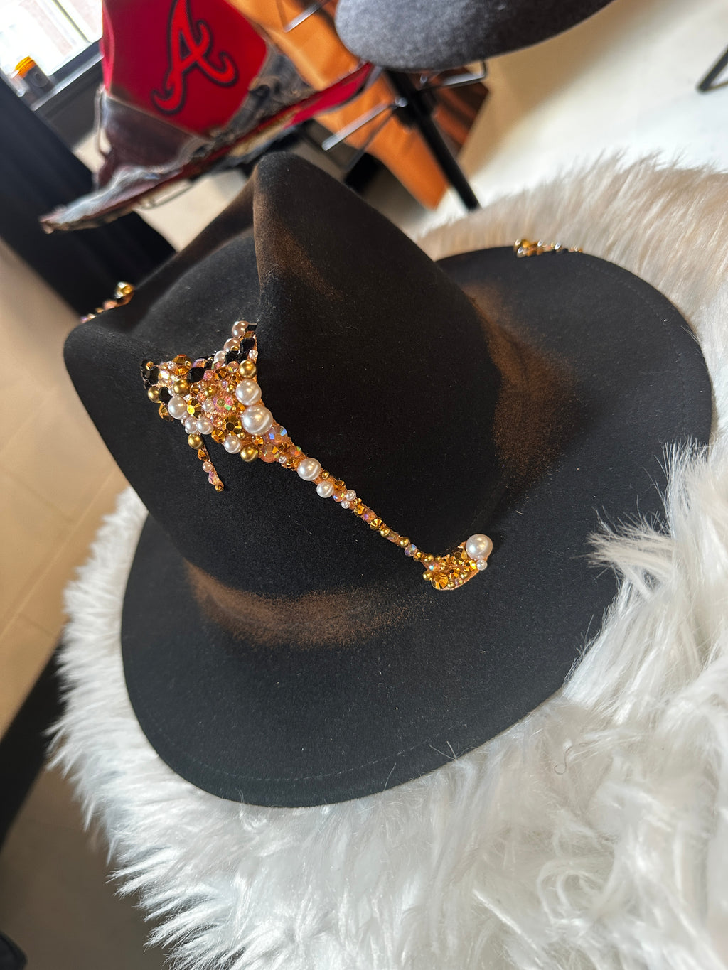 L/XL - Black burnt bling