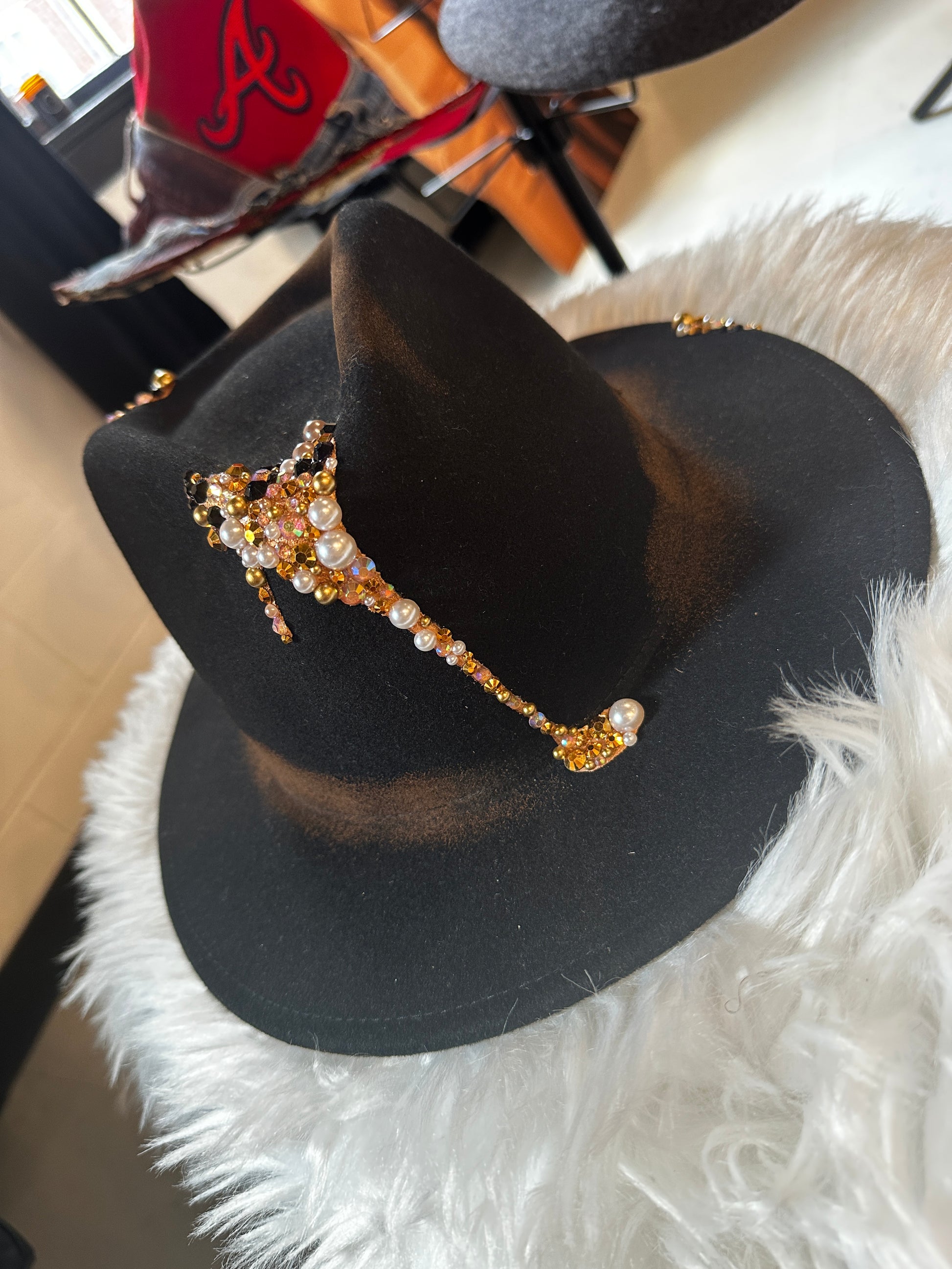 L/XL - Black burnt bling