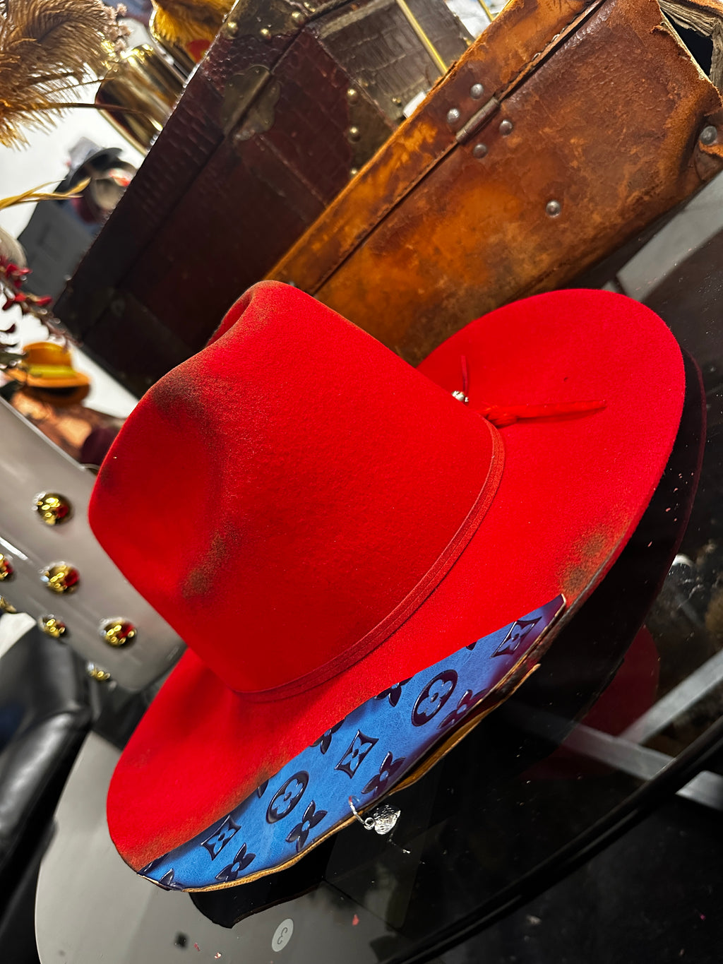 L - Red Louie - Fedora Designs