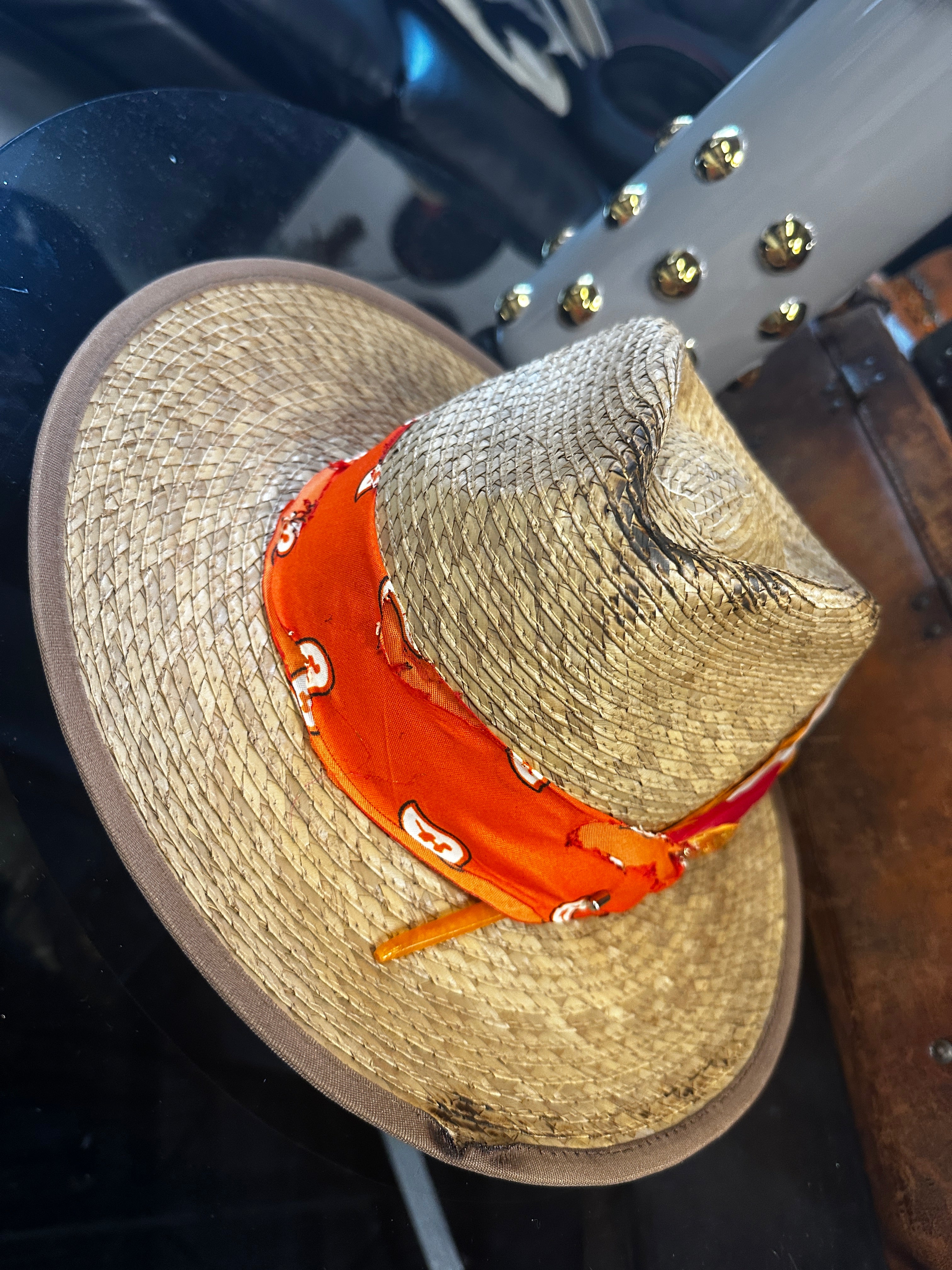 S/M - Tan straw - Fedora Designs