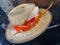 S/M - Tan straw - Fedora Designs