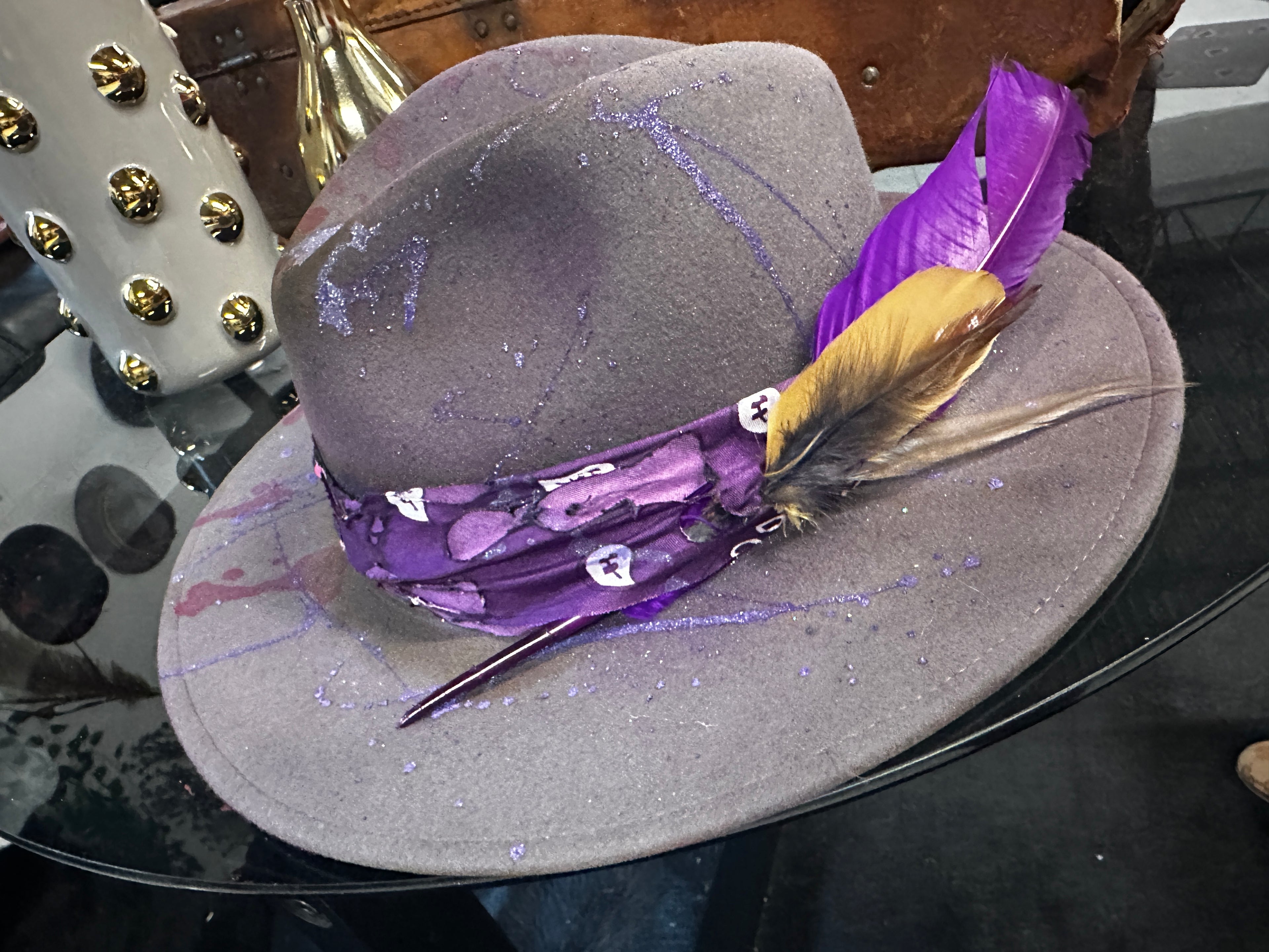 L - Purp haze - Fedora Designs