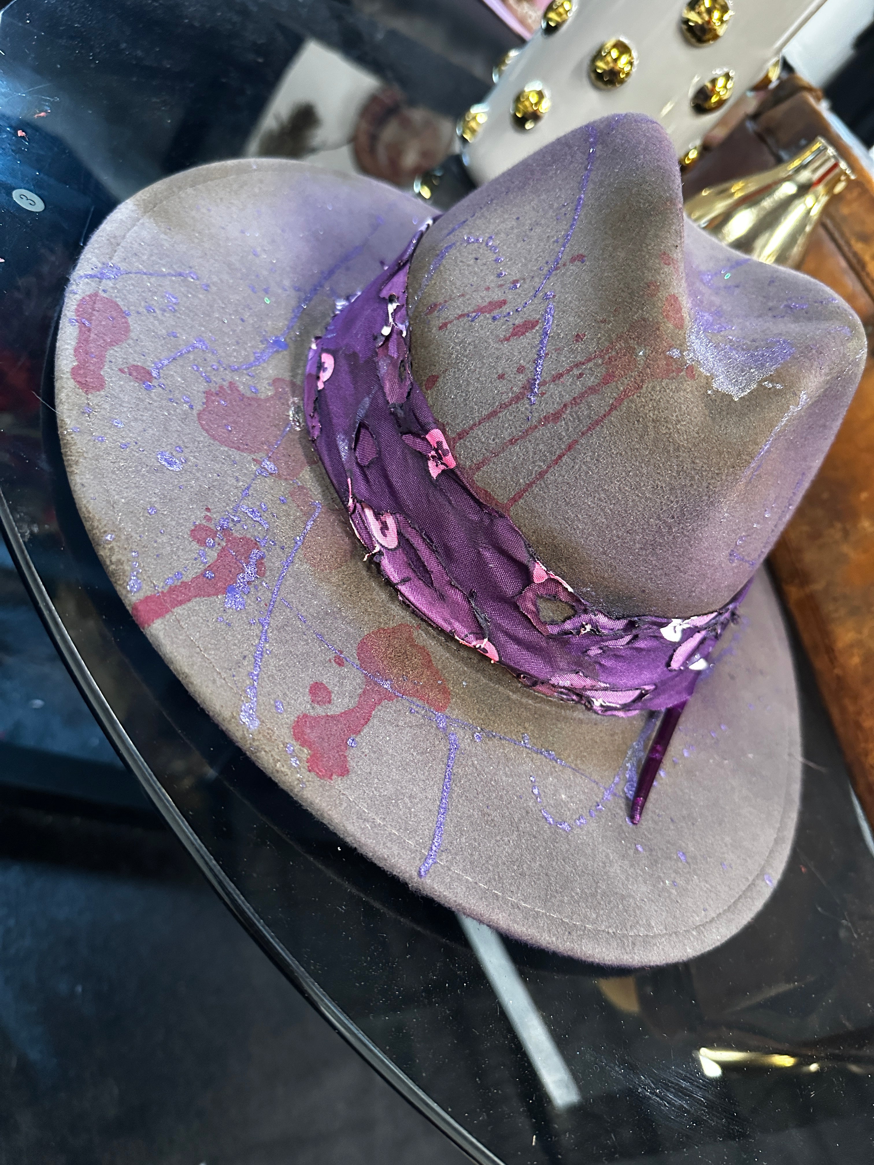 L - Purp haze - Fedora Designs